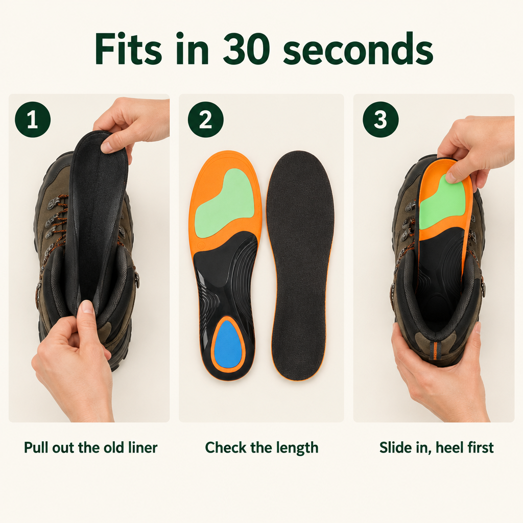 How to fit in three steps